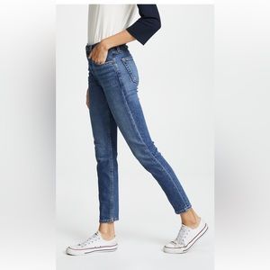 REDONE - High Rise Comfort Stretch Ankle Crop Jeans